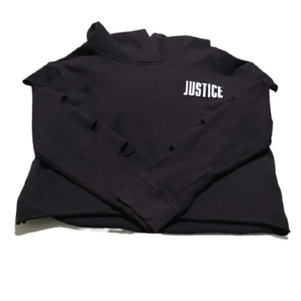 [Justice] Crop Top Hoodie - Size 6/7
